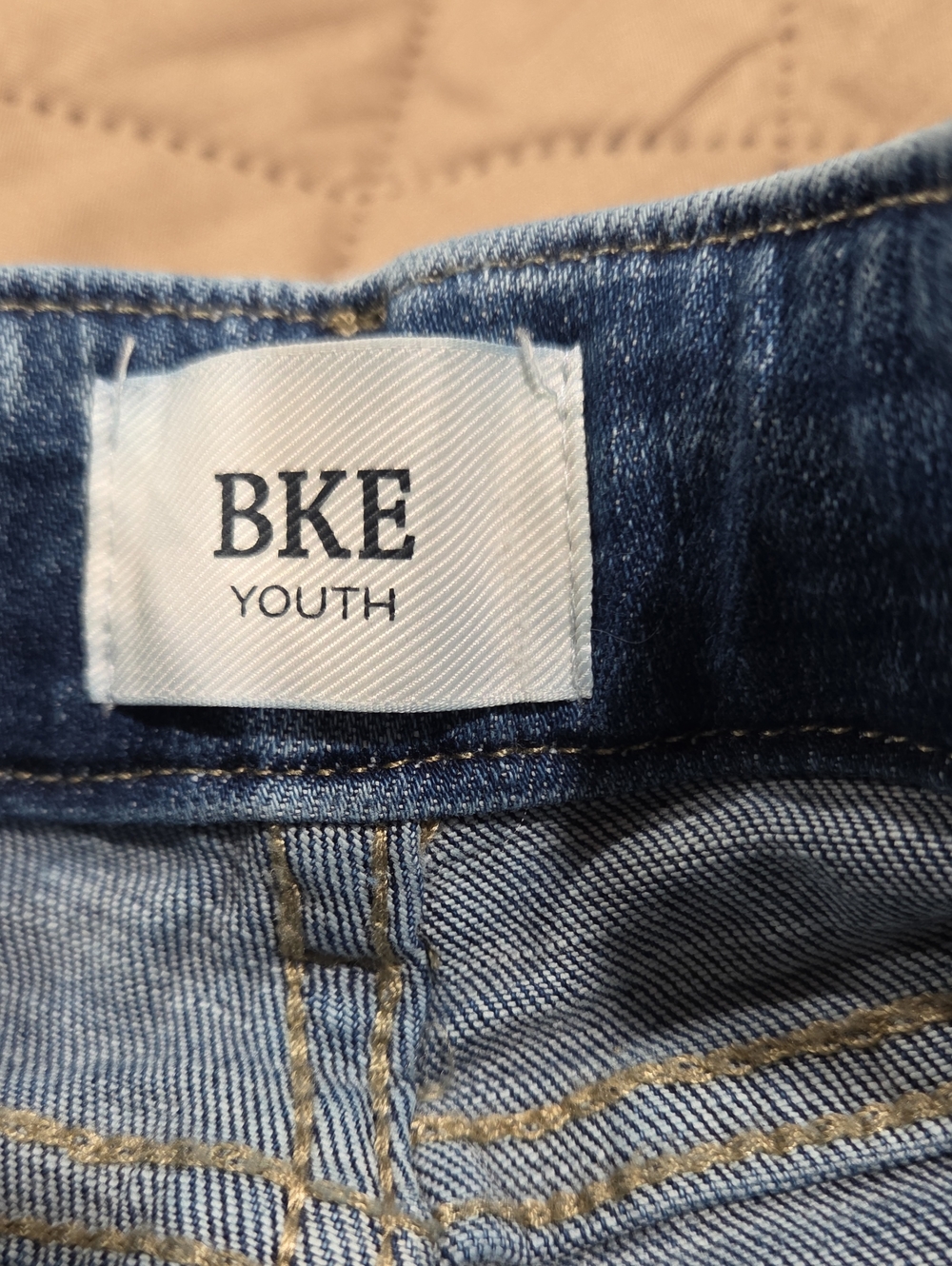 BKE Blue Distressed Boyfriend Jeans - Picture 5 of 8
